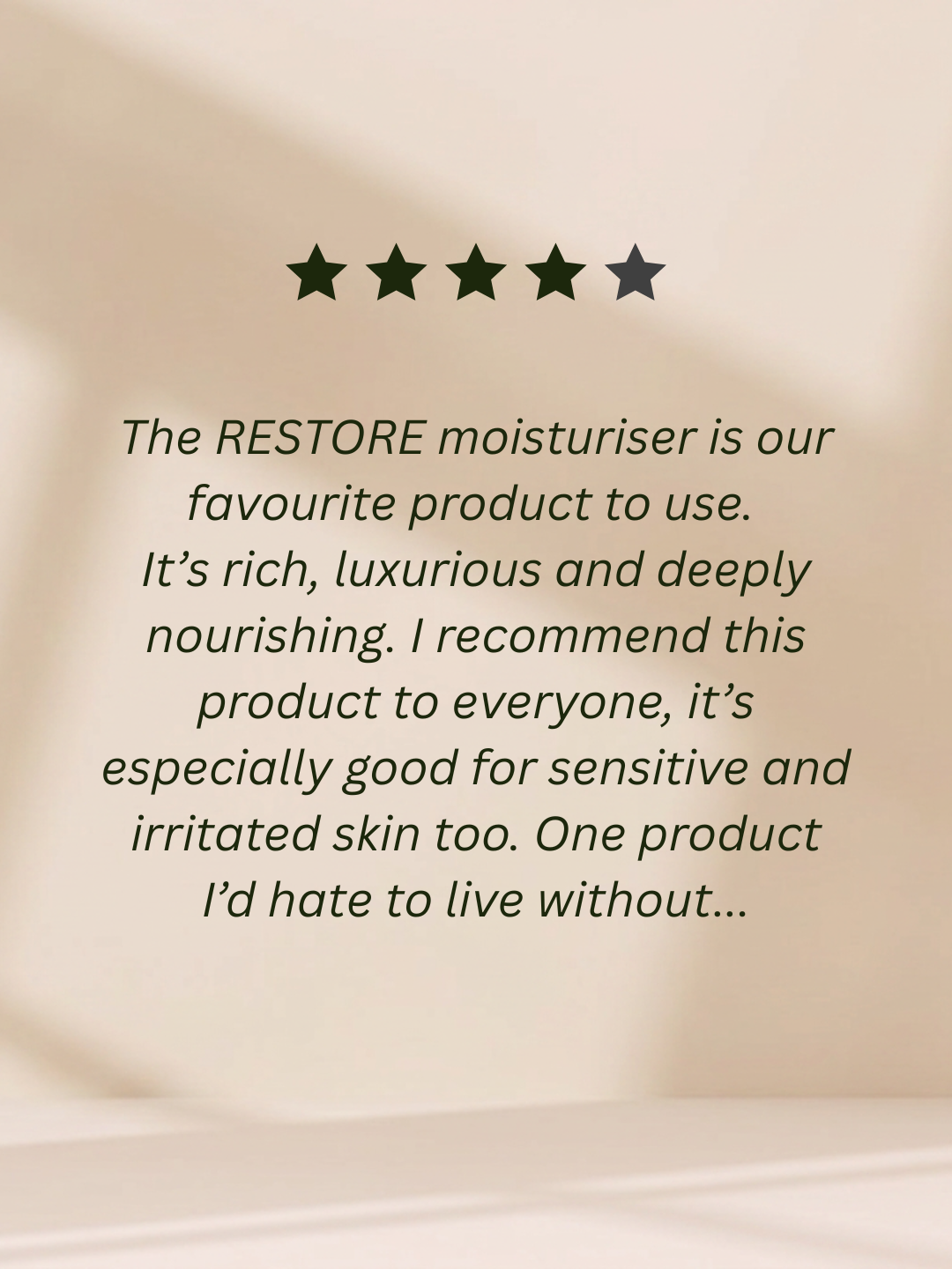 RESTORE Face Cream